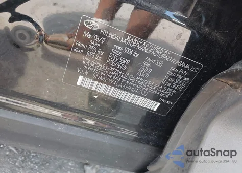 2017 Hyundai Santa Fe Sport 2.0T Ultimate z USA, uszkodzony, nr VIN 5NMZW4LA6HH047532